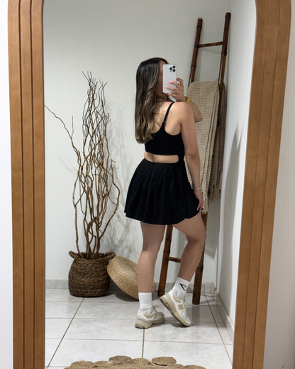 Stella Black Romper
